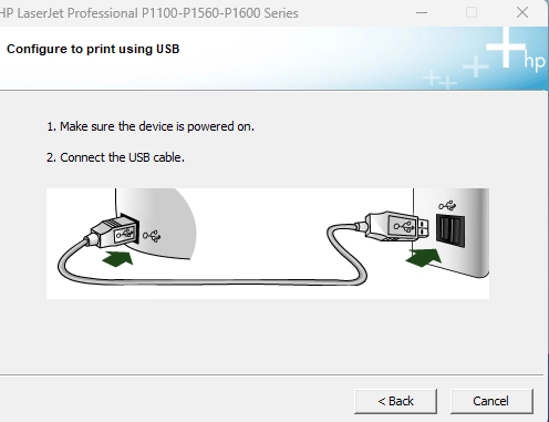 نصب پرینتر با usb